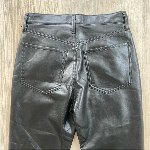 AGOLDE Riley Long Recycled Leather Blend
Straight Leg Detox Pants NWOT Size 26 - Picture 5 of 13